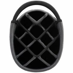 PowaKaddy DLX-Lite Cart Bag - Gun Metal/Grey -Clubs Sales Shop powakaddy dlx lite cart bag gunmetal 3