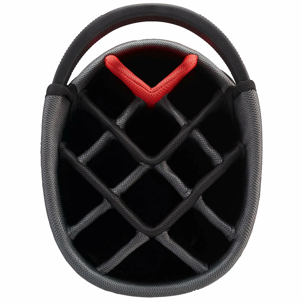 PowaKaddy DLX-Lite Cart Bag - Gun Metal/Red 5 PowaKaddy DLX-Lite Cart Bag - Gun Metal/Red - Image 3