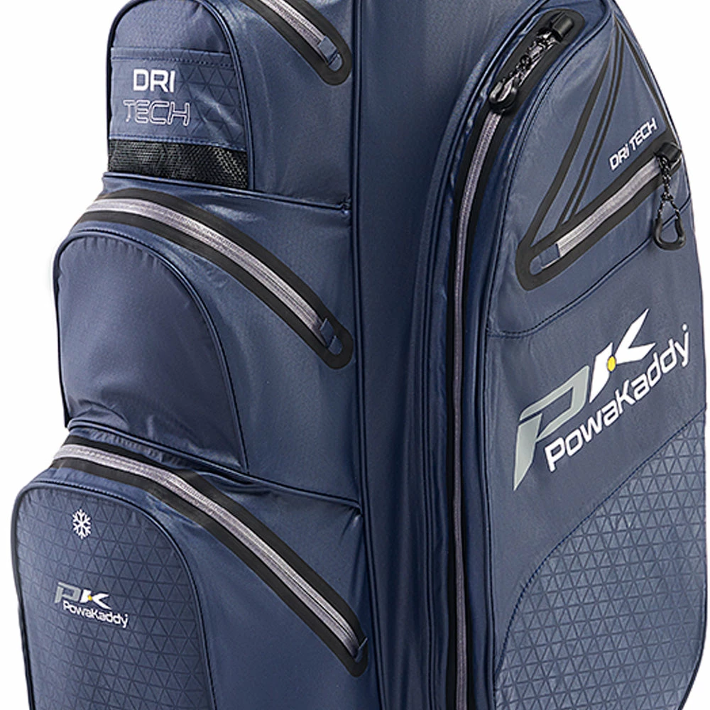 PowaKaddy Dri-Tech Cart Bag - Blue/Cool Grey 7 PowaKaddy Dri-Tech Cart Bag - Blue/Cool Grey - Image 5