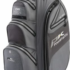 PowaKaddy Dri-Tech Cart Bag - Gun Metal/Black -Clubs Sales Shop powakaddy dri tech cart bag gun metal black 5