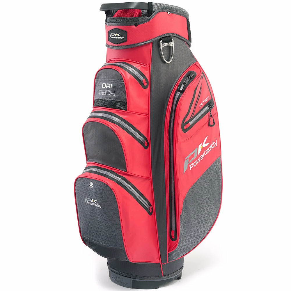 PowaKaddy Dri-Tech Cart Bag - Red/Cool Grey 3 PowaKaddy Dri-Tech Cart Bag - Red/Cool Grey