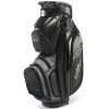 PowaKaddy Premium-Tech Cart Bag - Black/Gun Metal/Grey 1 PowaKaddy Premium-Tech Cart Bag - Black/Gun Metal/Grey -Clubs Sales Shop powakaddy premium tech cart bag black gun metal grey 1