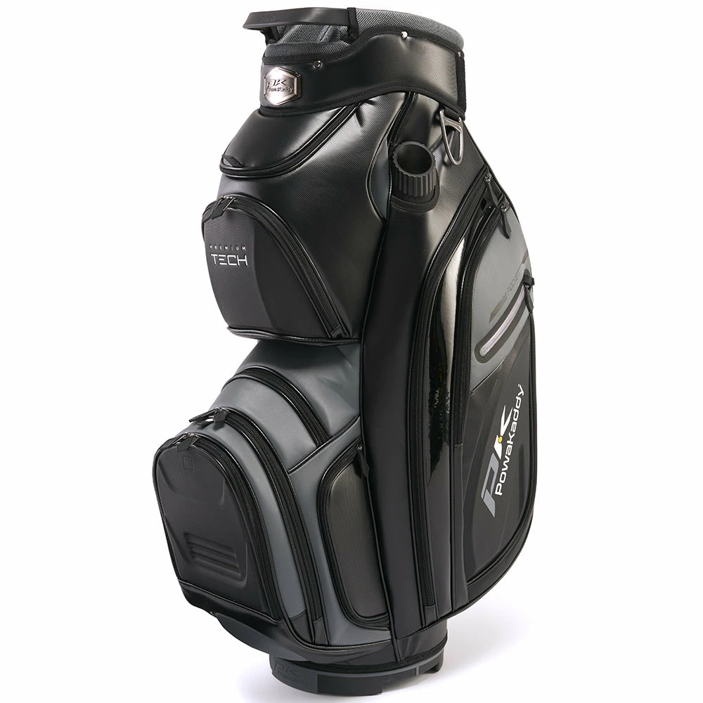 PowaKaddy Premium-Tech Cart Bag - Black/Gun Metal/Grey 3 PowaKaddy Premium-Tech Cart Bag - Black/Gun Metal/Grey