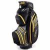 PowaKaddy Premium-Tech Cart Bag - Black/Gun Metal/Yellow 1 PowaKaddy Premium-Tech Cart Bag - Black/Gun Metal/Yellow -Clubs Sales Shop powakaddy premium tech cart bag black gun metal yellow 1