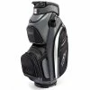 PowaKaddy Premium-Tech Cart Bag - Gun Metal/Black/Silver -Clubs Sales Shop powakaddy premium tech cart bag gun metal black silver 1