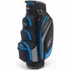 PowaKaddy Premium Edition Cart Bag - Black/Gun Metal/Blue -Clubs Sales Shop powakaddy premium edition cart bag black gun metal blue 1