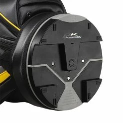 PowaKaddy Premium Edition Cart Bag - Gun Metal/Black/Silver -Clubs Sales Shop powakaddy premium edition cart bag black gun metal yellow 4 1
