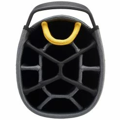 PowaKaddy Premium Edition Cart Bag - Black/Gun Metal/Yellow 11 PowaKaddy Premium Edition Cart Bag - Black/Gun Metal/Yellow -Clubs Sales Shop powakaddy premium edition cart bag black gun metal yellow 5