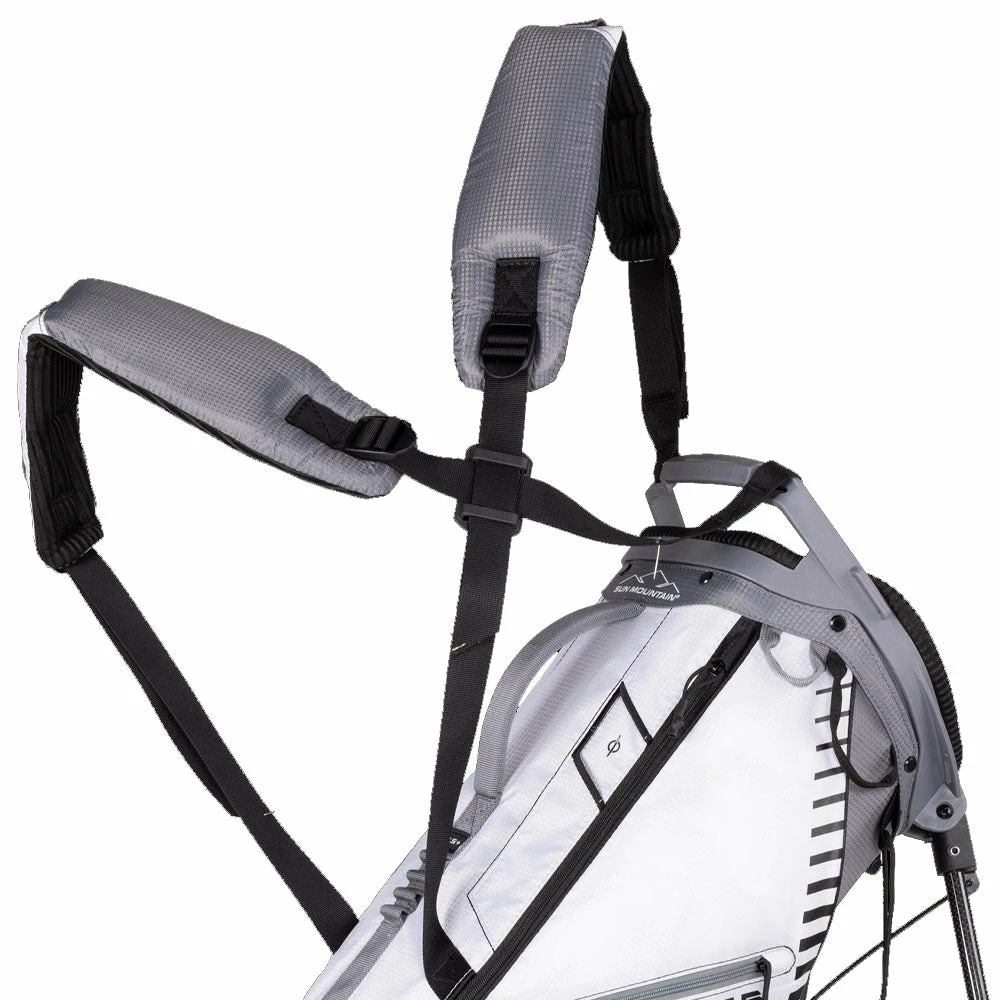 Sun Mountain 2.5+ Stand Bag - Nickel/White/Black 5 Sun Mountain 2.5+ Stand Bag - Nickel/White/Black - Image 3