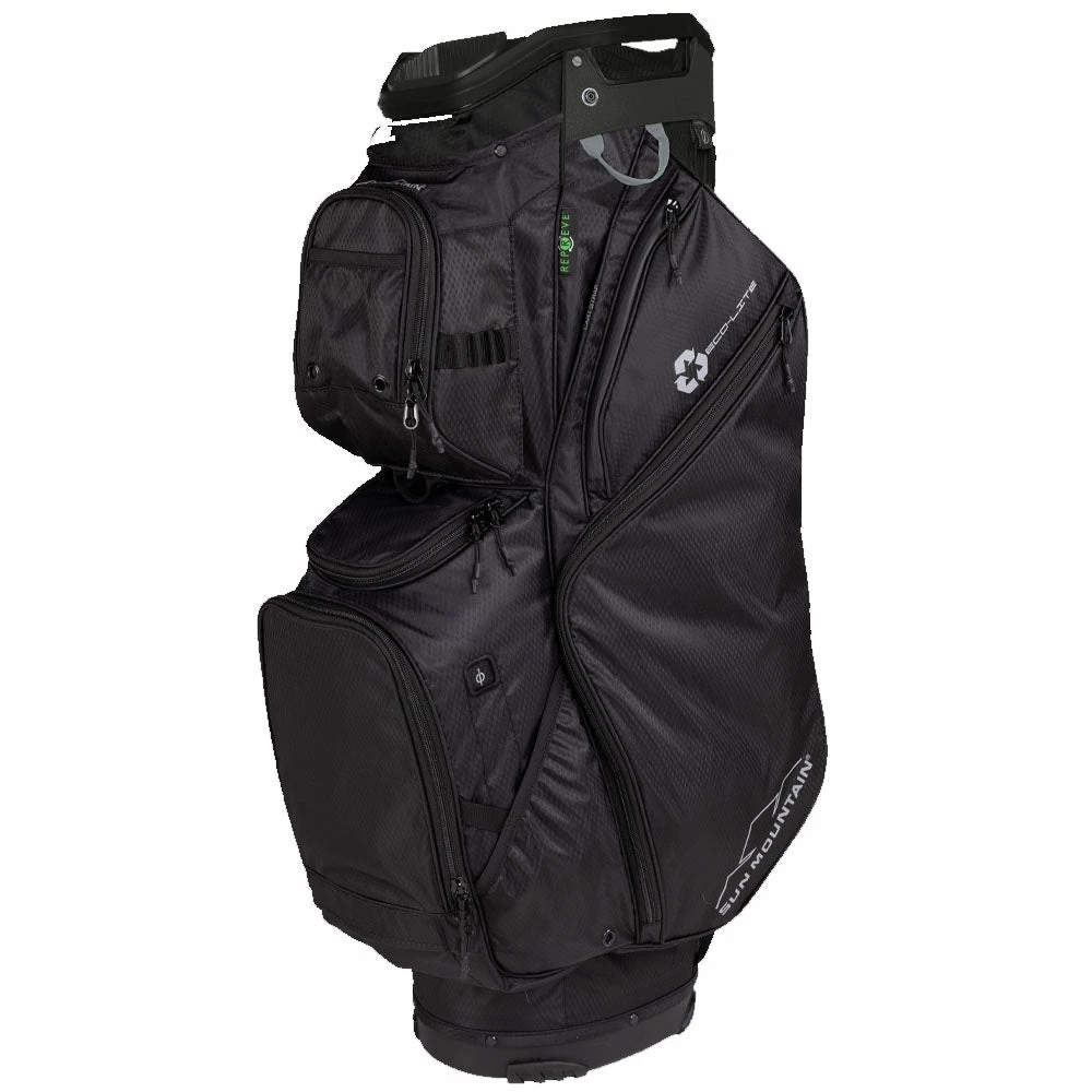 Sun Mountain Eco Lite Cart Bag - Black 3 Sun Mountain Eco Lite Cart Bag - Black