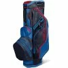 Sun Mountain H2NO Lite Waterproof Cart Bag - Navy/Cobalt/Red -Clubs Sales Shop sun mountain h2no lite cart bag navy cobalt red