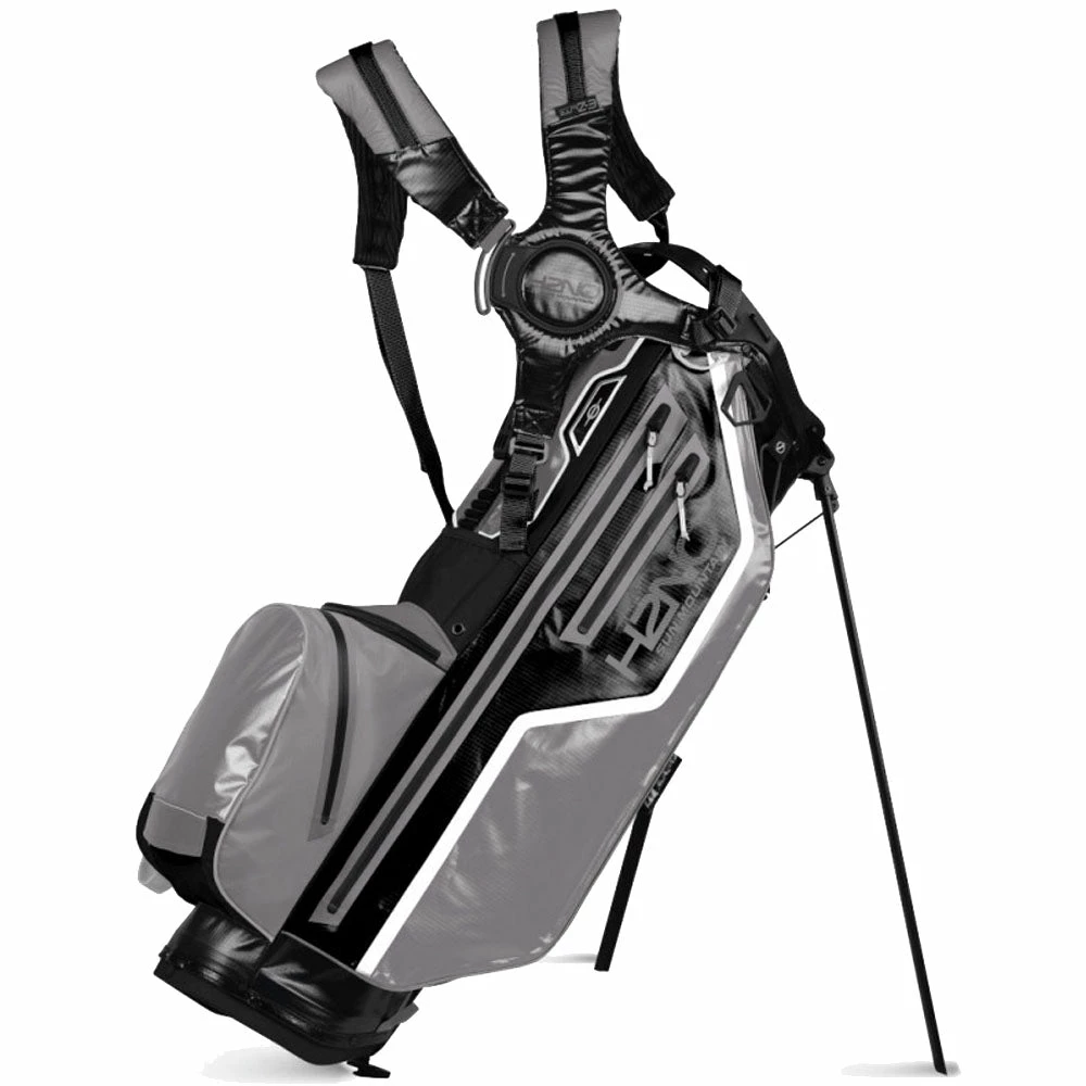 Sun Mountain H2NO Lite Waterproof Stand Bag - Black/Nickel/White 3 Sun Mountain H2NO Lite Waterproof Stand Bag - Black/Nickel/White