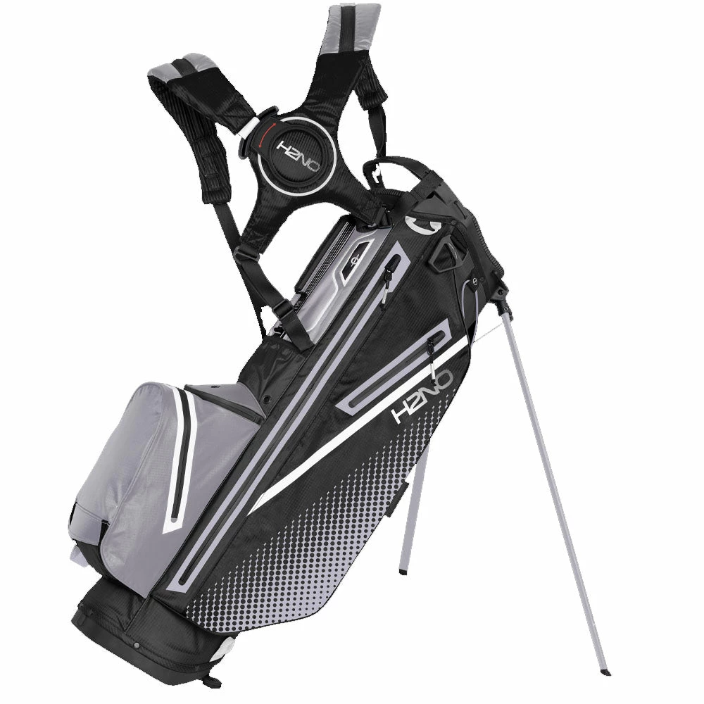 Sun Mountain H2NO Lite Waterproof Stand Bag - Black/Nickel/White 3 Sun Mountain H2NO Lite Waterproof Stand Bag - Black/Nickel/White