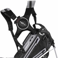 Sun Mountain H2NO Lite Waterproof Stand Bag - Black/Nickel/White 6 Sun Mountain H2NO Lite Waterproof Stand Bag - Black/Nickel/White -Clubs Sales Shop sun mountain h2no lite stand bag blacknickelwhite 2
