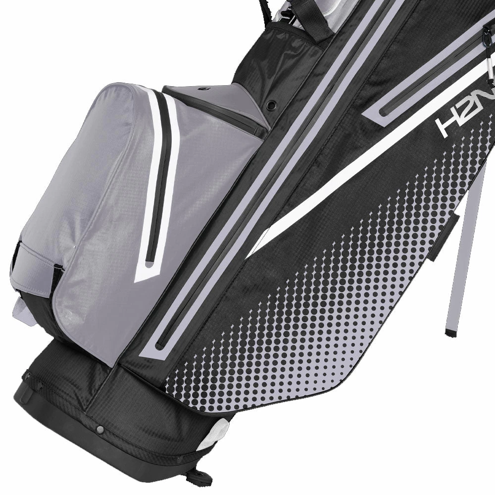 Sun Mountain H2NO Lite Waterproof Stand Bag - Black/Nickel/White 5 Sun Mountain H2NO Lite Waterproof Stand Bag - Black/Nickel/White - Image 3