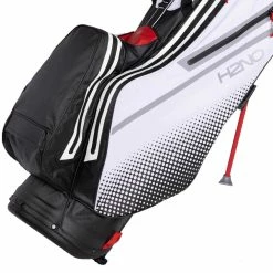 Sun Mountain H2NO LiteSpeed Waterproof Stand Bag - Black/White/Red -Clubs Sales Shop sun mountain h2no litespeed stand bag blackwhitered 3