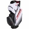 Sun Mountain H2NO Staff Waterproof Cart Bag - Black/White/Red 1 Sun Mountain H2NO Staff Waterproof Cart Bag - Black/White/Red -Clubs Sales Shop sun mountain h2no staff cart bag blackwhitered 1