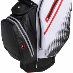 Sun Mountain H2NO Staff Waterproof Cart Bag - Black/White/Red -Clubs Sales Shop sun mountain h2no staff cart bag blackwhitered 3