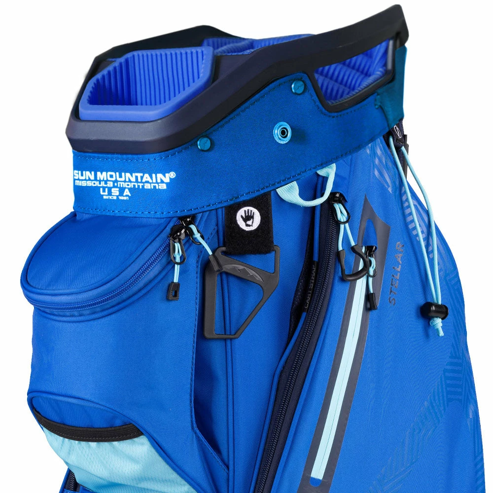 Sun Mountain Stellar Cart Bag - Navy/Blue/Tahiti 4 Sun Mountain Stellar Cart Bag - Navy/Blue/Tahiti - Image 2