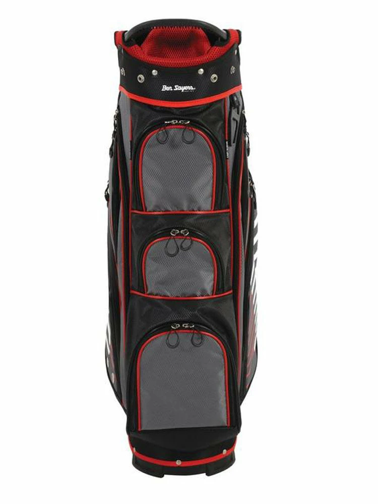 Ben Sayers XS Cart Bag - Grey/Red 6 Ben Sayers XS Cart Bag - Grey/Red - Image 4