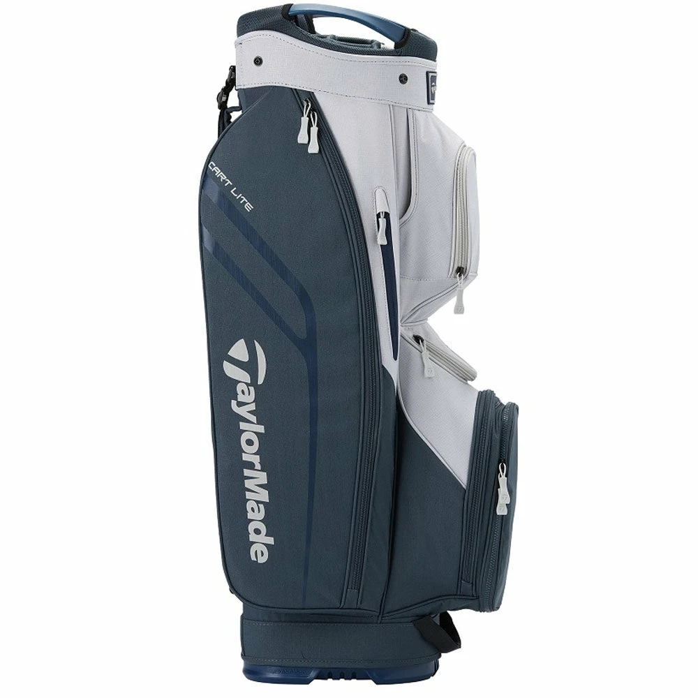 TaylorMade Cart Lite Cart Bag - Grey/Navy 8 TaylorMade Cart Lite Cart Bag - Grey/Navy - Image 6