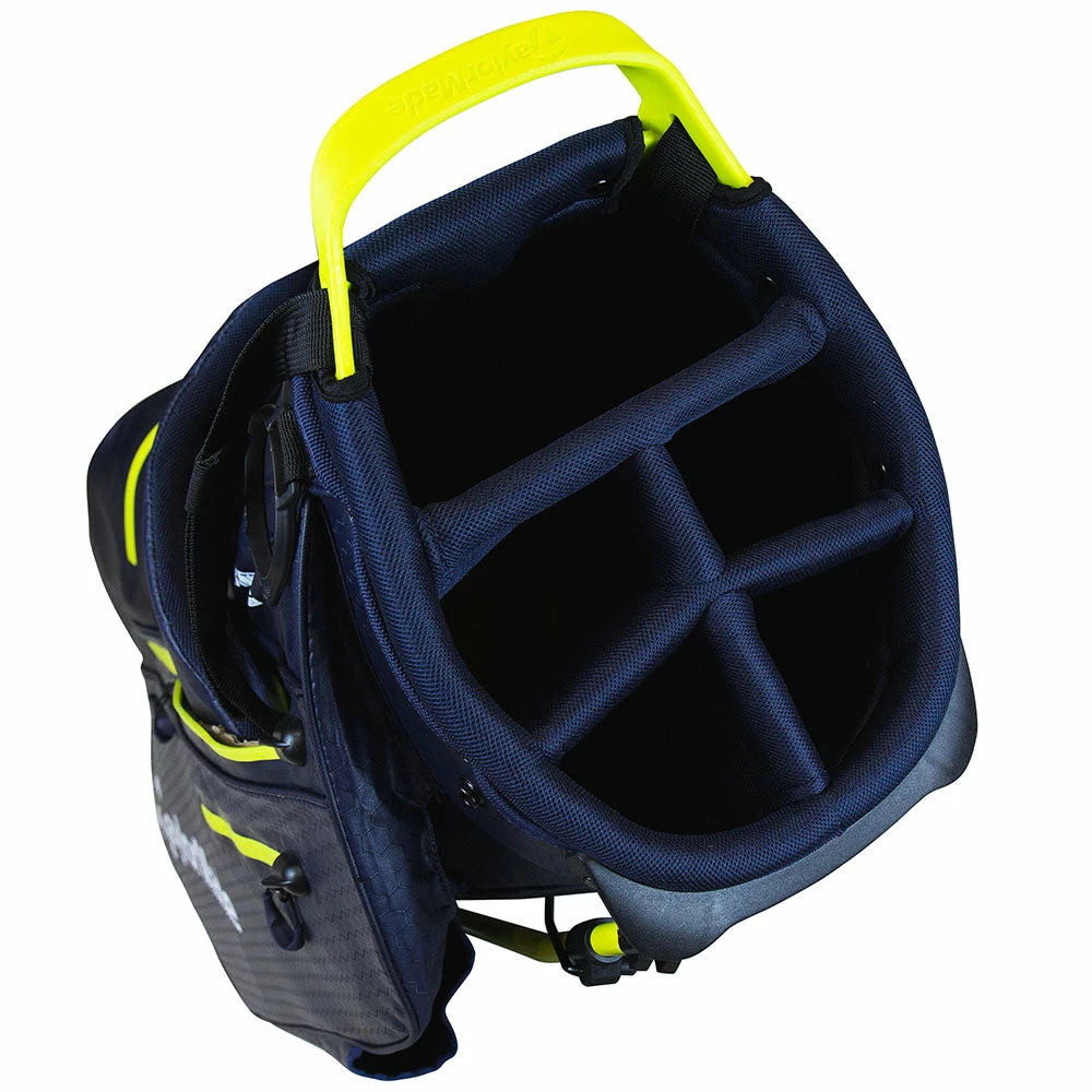 TaylorMade FlexTech Waterproof Stand Bag - Navy/Yellow 4 TaylorMade FlexTech Waterproof Stand Bag - Navy/Yellow - Image 2