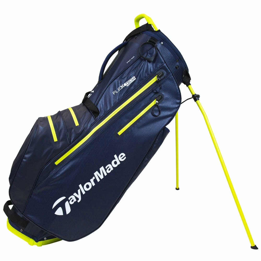 TaylorMade FlexTech Waterproof Stand Bag - Navy/Yellow 3 TaylorMade FlexTech Waterproof Stand Bag - Navy/Yellow