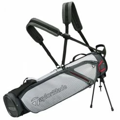 TaylorMade Quiver Stand Bag - Lite Grey/White 11 TaylorMade Quiver Stand Bag - Lite Grey/White -Clubs Sales Shop taylormade quiver stand bag lite greywhite 1
