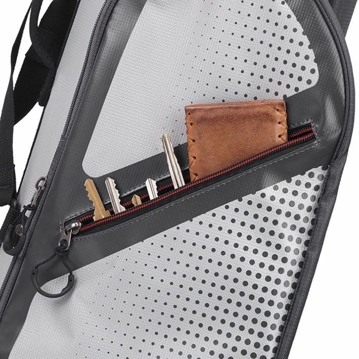 TaylorMade Quiver Stand Bag - Lite Grey/White 4 TaylorMade Quiver Stand Bag - Lite Grey/White - Image 2