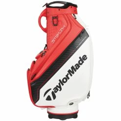 TaylorMade Tour Cart Bag - Red/White/Black -Clubs Sales Shop taylormade tour cart bag redwhiteblack 3