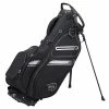 Wilson Staff EXO II Carry Bag - Black/Silver 1 Wilson Staff EXO II Carry Bag - Black/Silver -Clubs Sales Shop wgb6600bl 1. x1000