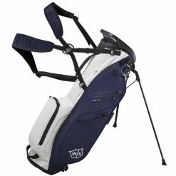 Wilson Exo Lite Stand Bag Classic - Blue/White -Clubs Sales Shop wilson exo lite stand bag blue white 6