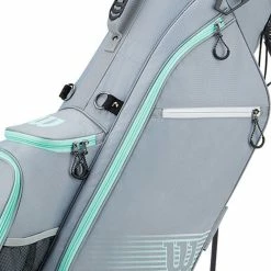 Wilson Staff Wilson Prostaff Stand Bag - Grey/White -Clubs Sales Shop wilson prostaff carry ladies grey white 3