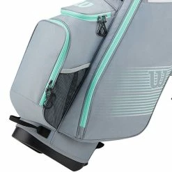 Wilson Staff Wilson Prostaff Stand Bag - Grey/White -Clubs Sales Shop wilson prostaff carry ladies grey white 4