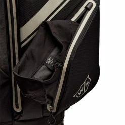 Wilson Staff Exo Dry Waterproof Cart Bag - Staff Red/Black/White -Clubs Sales Shop wilson staff exo dry cart bag detail 5