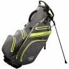 Wilson Staff Exo Dry Waterproof Stand Bag - Charcoal/Citron/Silver -Clubs Sales Shop wilson staff exo dry waterproof stand bag charcoalcitronsilver 2