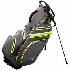 Wilson Staff Exo Dry Waterproof Stand Bag - Charcoal/Citron/Silver