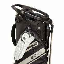 Wilson Staff Exo Dry Waterproof Stand Bag - Black/Charcoal/Silver -Clubs Sales Shop wilson staff exo dry waterproof stand bag detail 4 1
