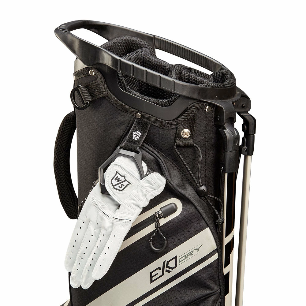 Wilson Staff Exo Dry Waterproof Stand Bag - Black/Charcoal/Silver - Image 8