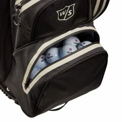 Wilson Staff Exo Dry Waterproof Stand Bag - Black/Charcoal/Silver -Clubs Sales Shop wilson staff exo dry waterproof stand bag detail 5 1