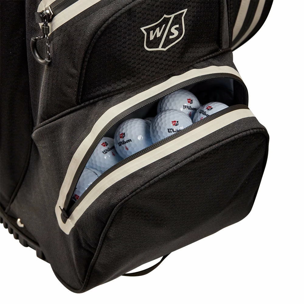 Wilson Staff Exo Dry Waterproof Stand Bag - Black/Charcoal/Silver - Image 9