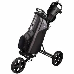 Wilson Staff Feather Stand Bag - Black/Charcoal/Silver -Clubs Sales Shop wilson staff feather stand bag blackcharcoalsilver1