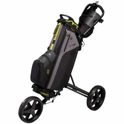 Wilson Staff Feather Stand Bag - Black/Silver/Citron -Clubs Sales Shop wilson staff feather stand bag blacksilvercitron 3